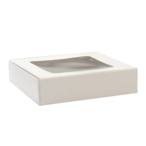 White Square Window Gift Box 8" x 8" x 2" White Square Window Gift Box 8" x 8" x 2"