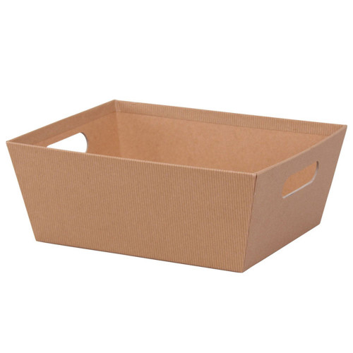9"l x 7"w x 3-1/2"h Kraft Basket Tray - ETA NOVEMBER 9"l x 7"w x 3-1/2"h Kraft Basket Tray - ETA NOVEMBER
