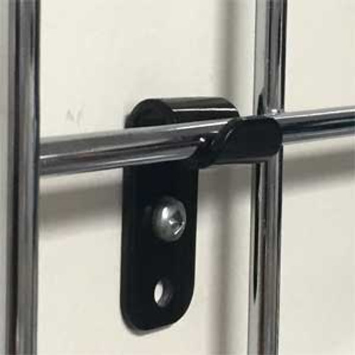 Black Flush mount Grid or Slatgrid Wall Mounting Brackets Black Flush mount Grid or Slatgrid Wall Mounting Brackets