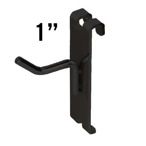 Black 1" Grid Wall Hook