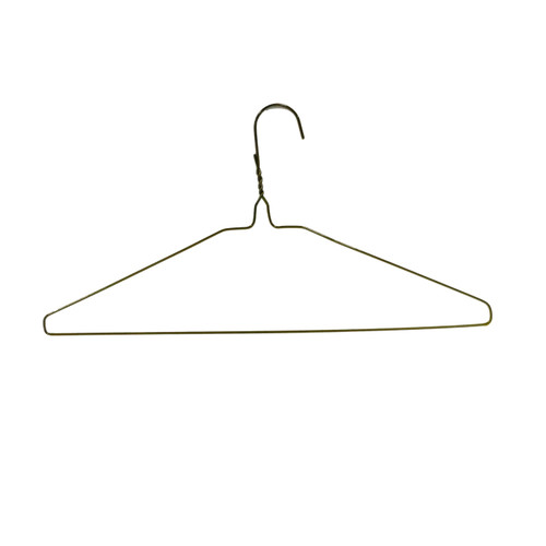 16" Gold Tone Wire Dry Cleaner Hanger