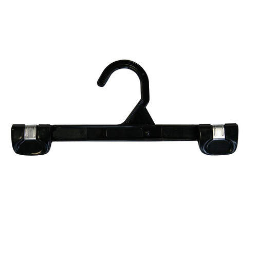 10" Black Adult/Youth Skirt or Pant Hanger with Plastic Hook 10" Black Adult/Youth Skirt or Pant Hanger with Plastic Hook