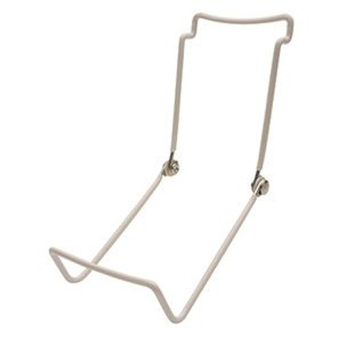 White Slatwall Adjustable Wire Easel White Slatwall Adjustable Wire Easel