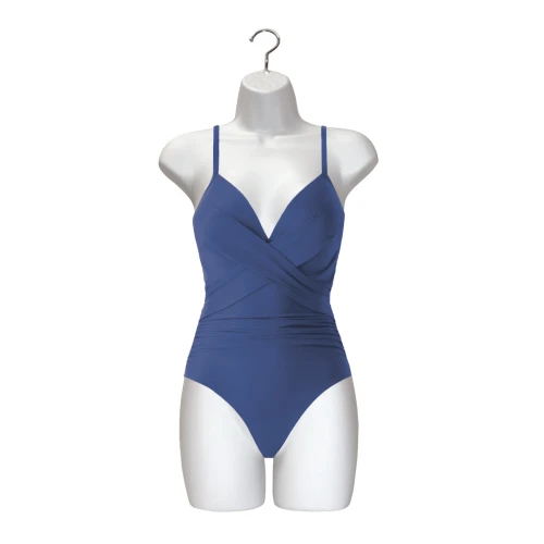 White Female Half Round Mannequin Form