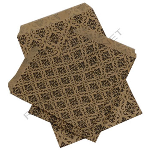 6" x 9" 100/pkg Damask Paper Notion Bags