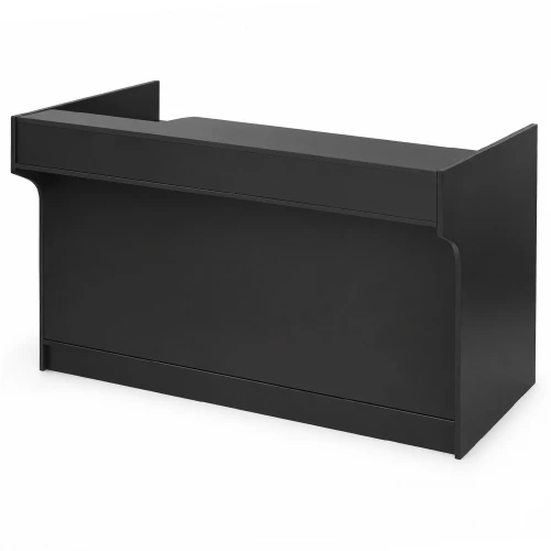 72" Black Ledgetop Counter