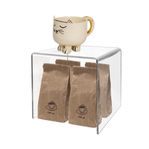 8"x8"x8" Square Clear Acrylic Individual Risers