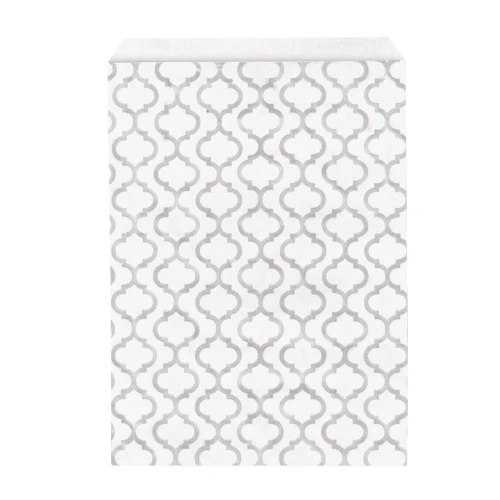 6" x 9" Silver Paper Notion Bags