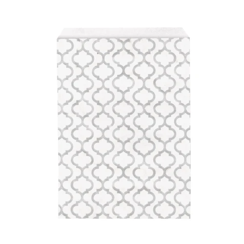 5" x 7" Silver Paper Notion Bags