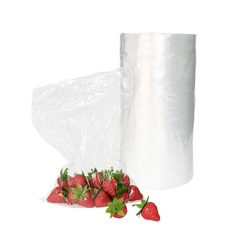 8-1/2" x 13" LD Clear Produce Bags On a Roll 30 Micron (830 Bags/rl)