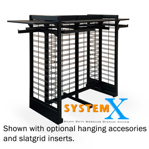 System X Matte Black H Unit - 48" x 24" x 54"h