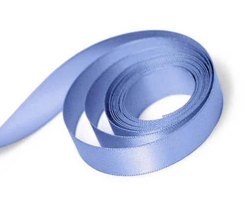 1/4" x 100yds French Blue Single Face Satin Ribbon
