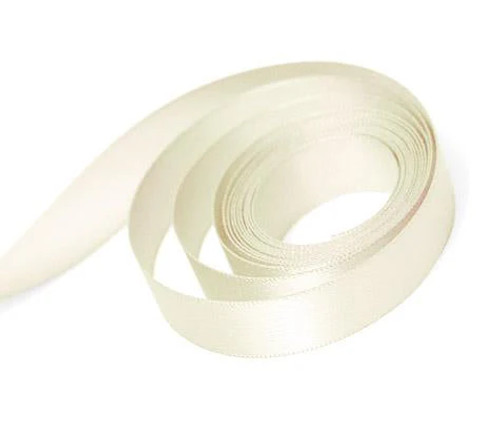 1-1/2" x 50yds  Antique White Single Face Satin Ribbon 1-1/2" x 50yds  Antique White Single Face Satin Ribbon