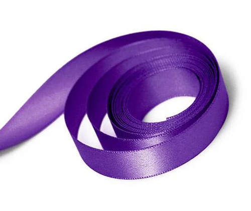 3/8" x 100yds Regal Purple Single Face Satin Ribbon 3/8" x 100yds Regal Purple Single Face Satin Ribbon
