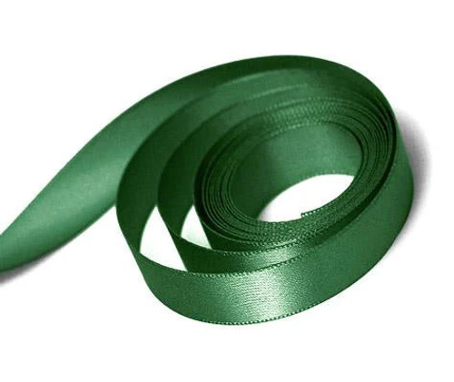 3/8" x 100yds Forest Green Single Face Satin Ribbon 3/8" x 100yds Forest Green Single Face Satin Ribbon