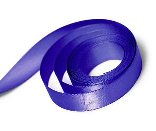 7/8" x 100yds Viola Single Face Satin Ribbon