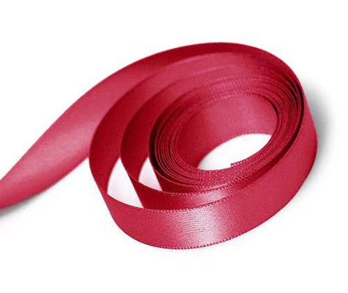 1-1/2" x 50yds Ruby Single Face Satin Ribbon