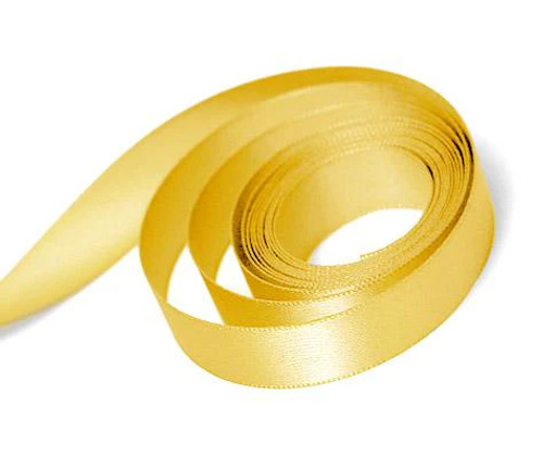 5/8" x 100yds Buttercup Single Face Satin Ribbon 5/8" x 100yds Buttercup Single Face Satin Ribbon