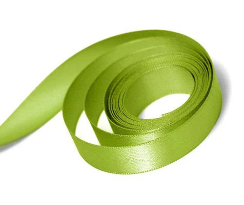 1/2" X 100 yds Lemon Grass Single Face Satin Ribbon 1/2" X 100 yds Lemon Grass Single Face Satin Ribbon