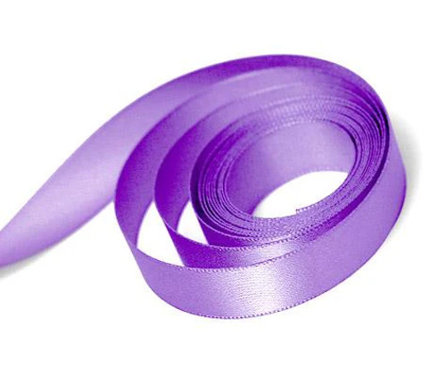 1/2" X 100 yds Grape Single Face Satin Ribbon