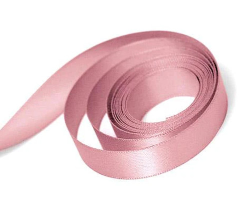 1/4" X 100yds Dusty Rose Double Face Satin 1/4" X 100yds Dusty Rose Double Face Satin
