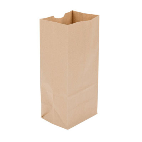 #5 Grocery Style Paper Bags 5" x 3-5/8" x 10-5/8"
