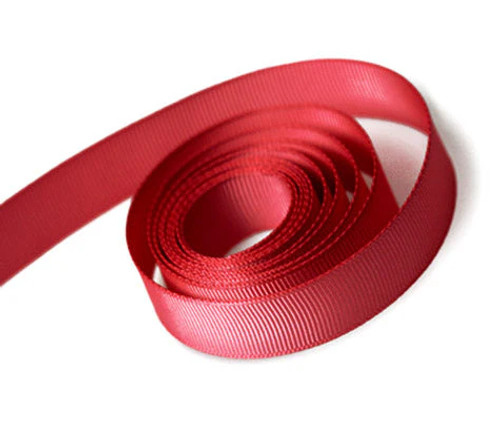 3/8" X 100yds Scarlet Grosgrain Ribbon 3/8" X 100yds Scarlet Grosgrain Ribbon