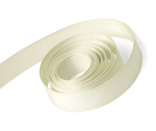 5/8" X 100yds Antique White Grosgrain Ribbon 5/8" X 100yds Antique White Grosgrain Ribbon