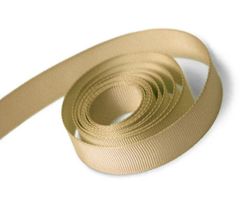 1/4" X 100yds Khaki Grosgrain Ribbon 1/4" X 100yds Khaki Grosgrain Ribbon