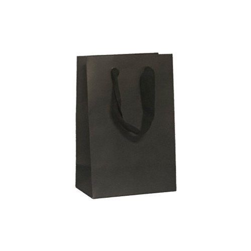 5-1/2" x 3-1/4" x 8-1/4" Broadway Black Manhattan Bags 5-1/2" x 3-1/4" x 8-1/4" Broadway Black Manhattan Bags