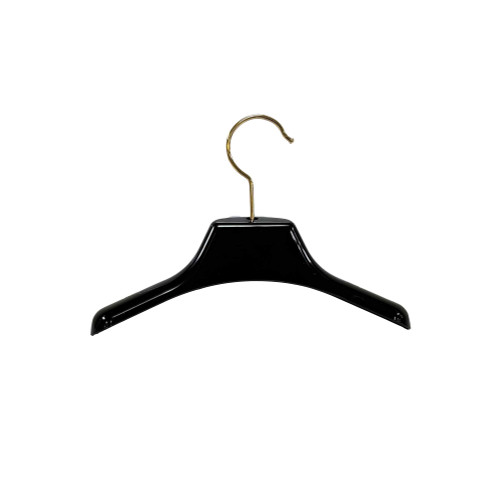 Black 12" Display Hanger w/Gold Hook - Each Black 12" Display Hanger w/Gold Hook - Each