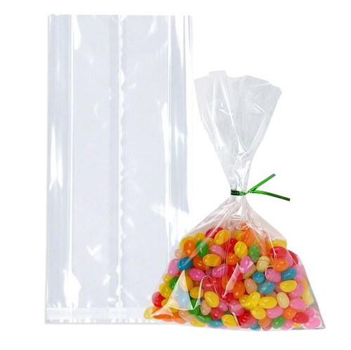 Clear 8" x 4" x 18" Polypropylene Bags with side gusset Clear 8" x 4" x 18" Polypropylene Bags with side gusset