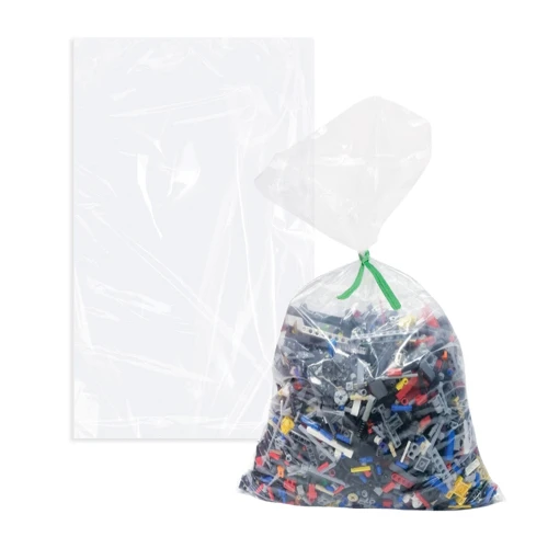 9" x 15" Clear Flat Poly Bags