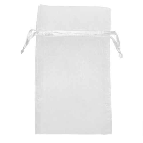6-1/2" x 8-1/2" White Organza Bags