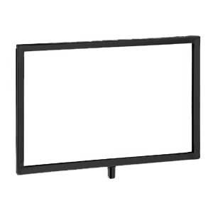 7" x 11" Matte Black Mitred Corner Sign Frame with 3/8" thread