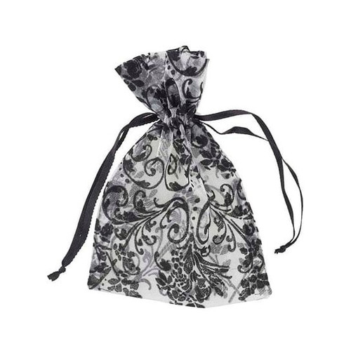 6" x 10" Damask Organza Bags