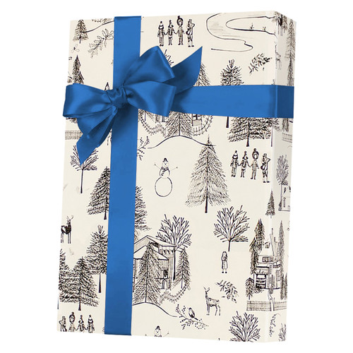 24" x 200' Wintertown Gift Wrap