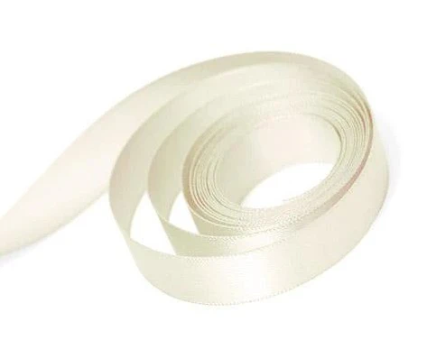 Ivory Double Face Satin Ribbon 1-1/2" x 50yds
