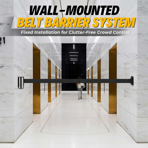 Wall Mount Belt Barrier and Wall Mount Kit