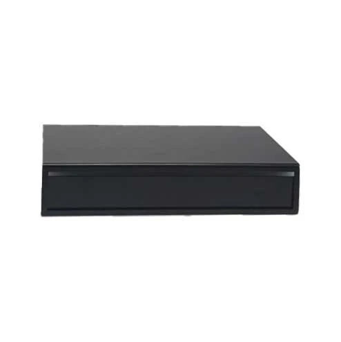Unisign 10-3/4" x 2" Matte Black Table Edge Sign Holder