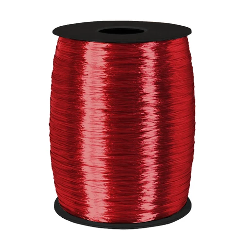 Berwick Imperial Red Pearlized Wraphia Ribbon 500 yds.