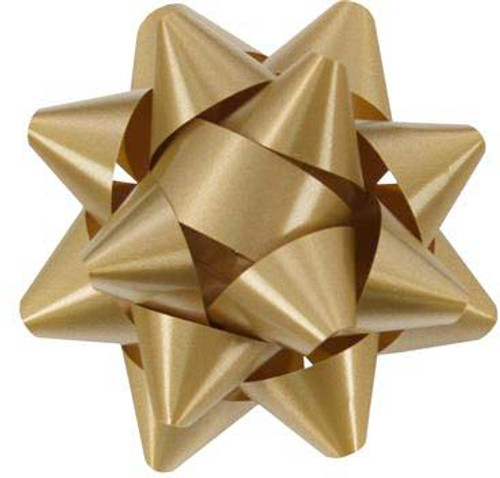 Holiday Gold 3-3/4" Star Bows