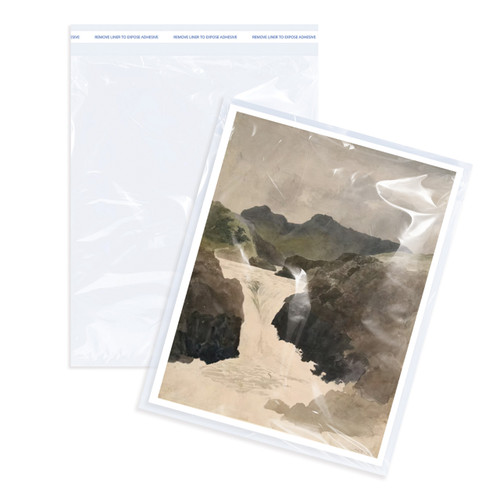 Clear 11-1/4" x14-1/8" Self Adhesive Cellophane Bags