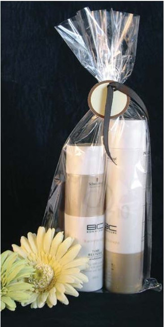 7"x15" Clear Polypropylene Cellophane Mug Bags - No Gusset