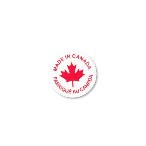 Made In Canada Labels 3/4" diam.