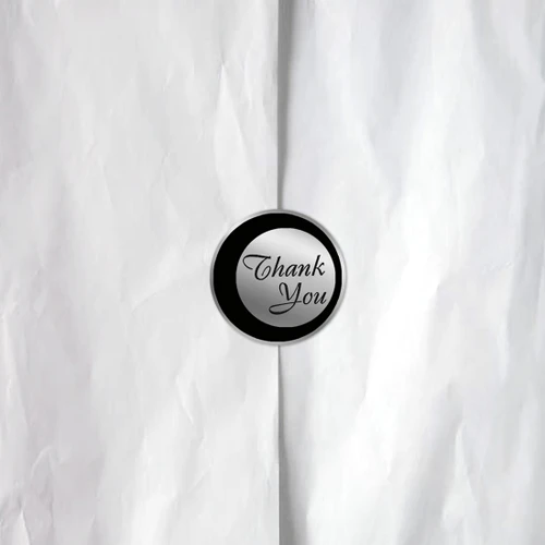Round Thank You Labels