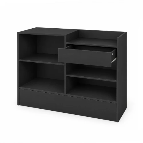 48" Economy Black Cash Wrap combo