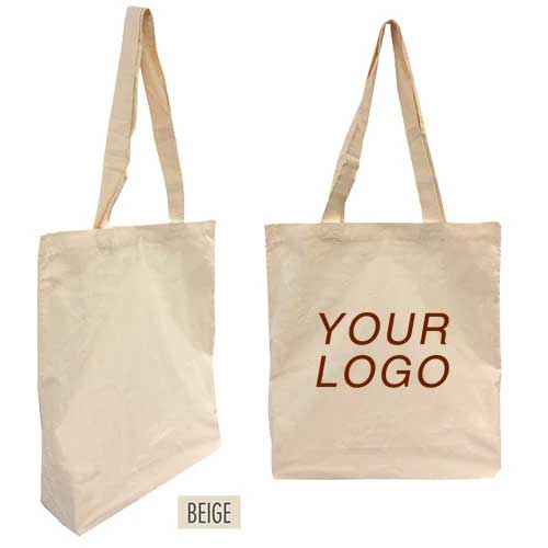 Custom Printed Short Run Every Day Cotton Canvas Totes Cloth Bags - Minimum 500 Bags