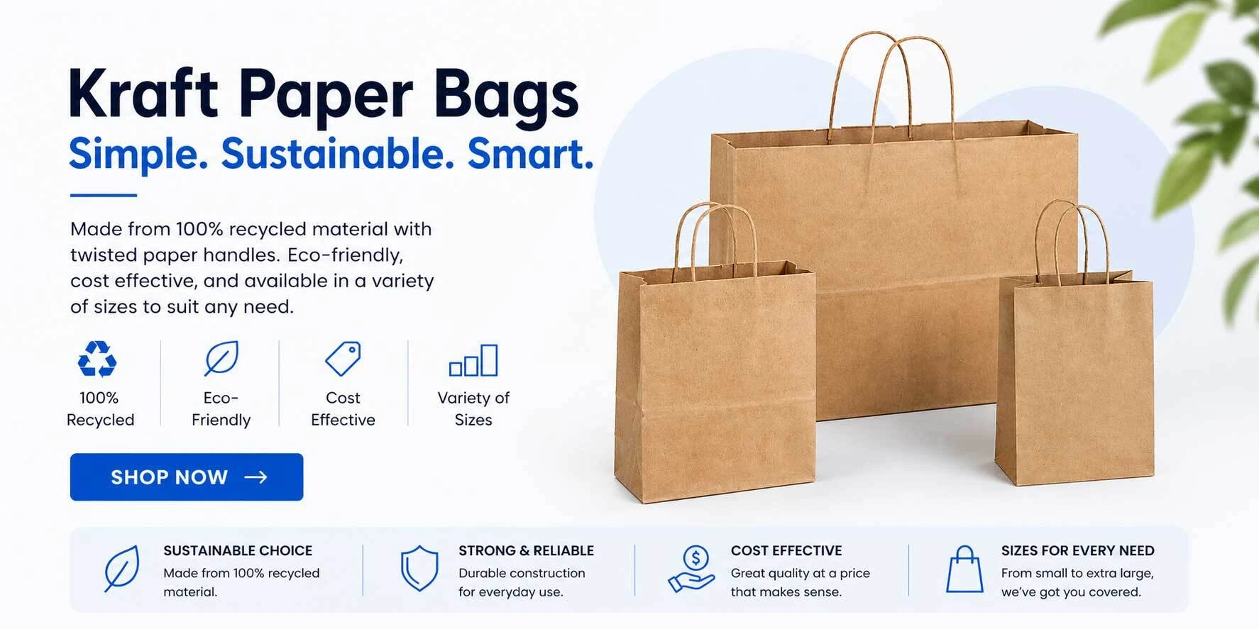 We love kraft paper bag!