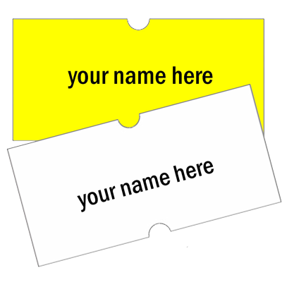 Custom Label Gun Labels